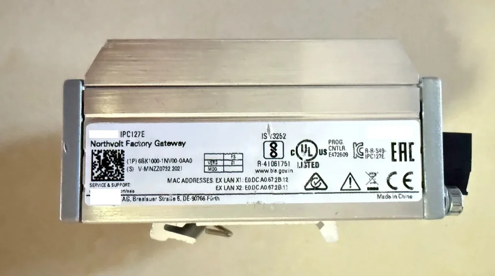 IPC127E Embedded Fanless Industrial Mini BOX PC Micro Computer 6GK1000-1NV00-0A00 with CPU RMA SSD