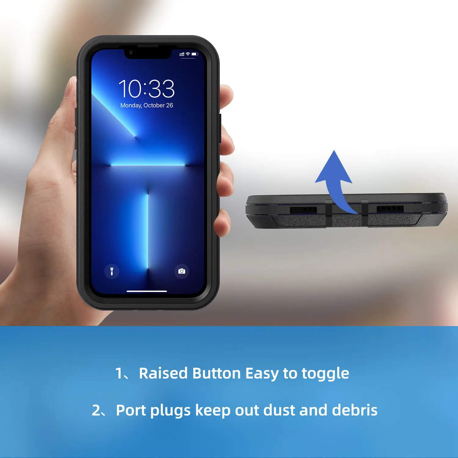 Para iphone 17 air caso resistente à prova de choque defender duro iphone 11 12 13 14 15 pro max 16e capa