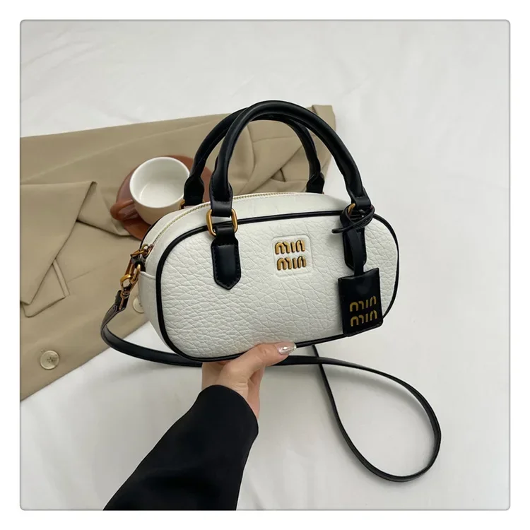  حقيبة بولينج كلاسيكية قابلة للتحويل لعام 2025، حقيبة كتف نسائية، محفظة جلدية فاخرة منقوشة بالحجر مع جمالية لليلة/ليلا عتيقة #2