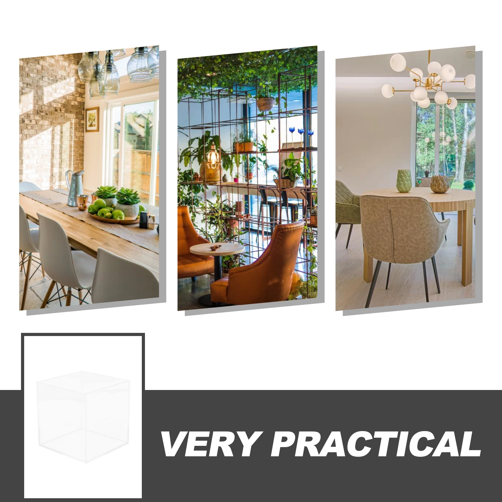 

Clear Mini Fish Tank Aquarium for Betta Goldfish Turtle Plants Transparent Acrylic Water Tank Desktop Decor Small Household Bowl