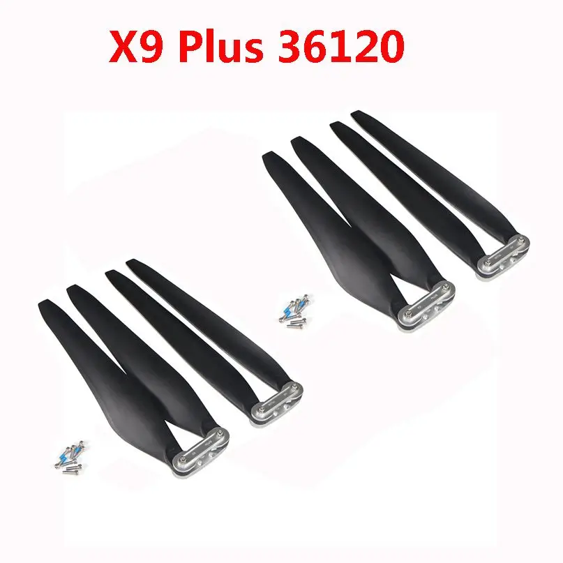 8PCS FOC Folding 36190 36120 3411 CW CCW Compound Material Aviation Propeller 36inch For X9 MAX Plus X9 Motor Agricultural Drone