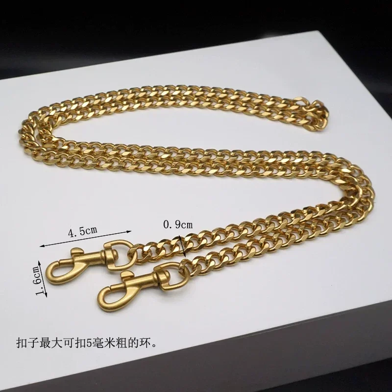 Matte Gold Electroplated Metal Bag Chain Strap for Women Handbag Crossbody Small Bags Replacement Accessory