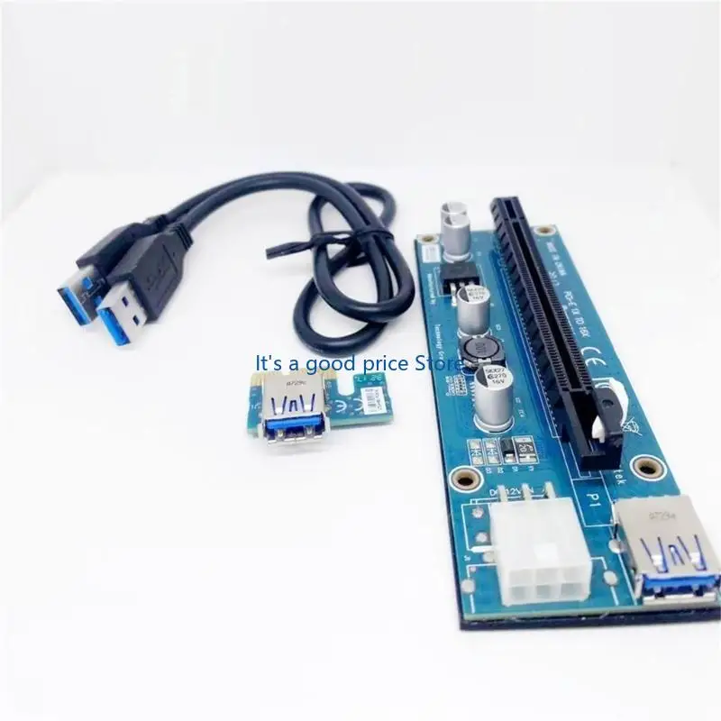

PCIe 1X To 16X External Graphics Card Adapter With USB3.0 Cable for Laptop Gaming Multimedia Practical Solution Computer