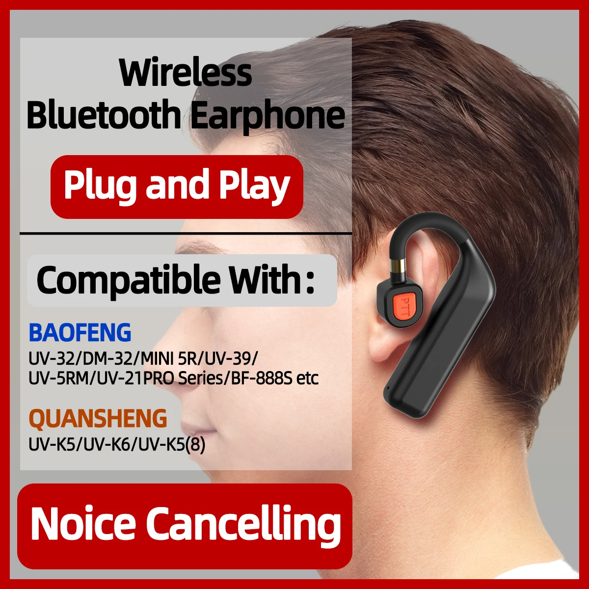 Abbree BT-E2 Walkie… - image