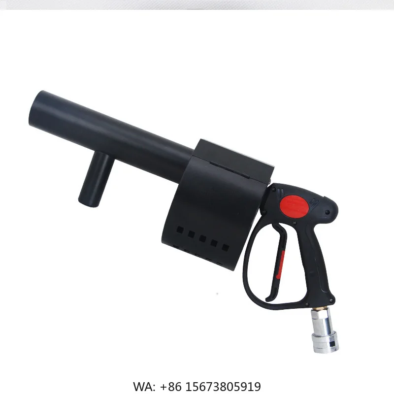 Máquina de Confete CO2 Portátil, Canhão de CO2, Efeitos DJ, Máquina de Jato de Papel Colorido, Pistola de Ar LED CO2 Original