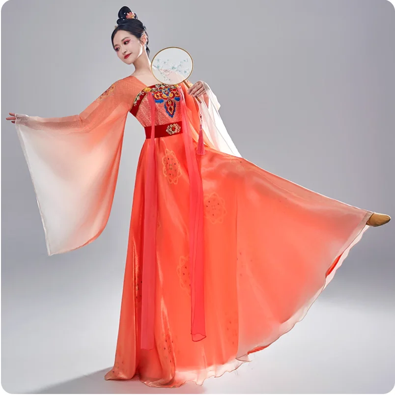 

Classical dance performance costume, elegant ancient costume, fairy spirit, Hanfu, Ruqun, art examination, dance costume