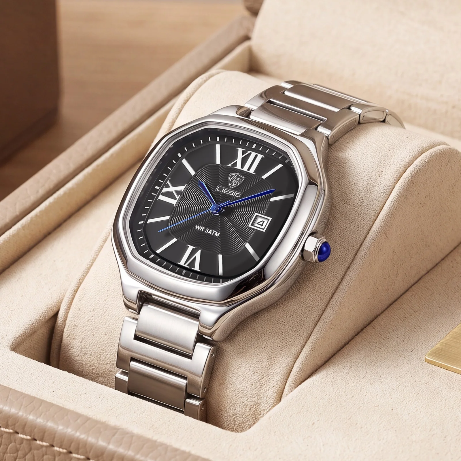 LIEBIG L1077 Luxury Quartz Wristwatch Women Watch Retro Fashion Female Watches Business Clock For Casual Party Gift Date Display