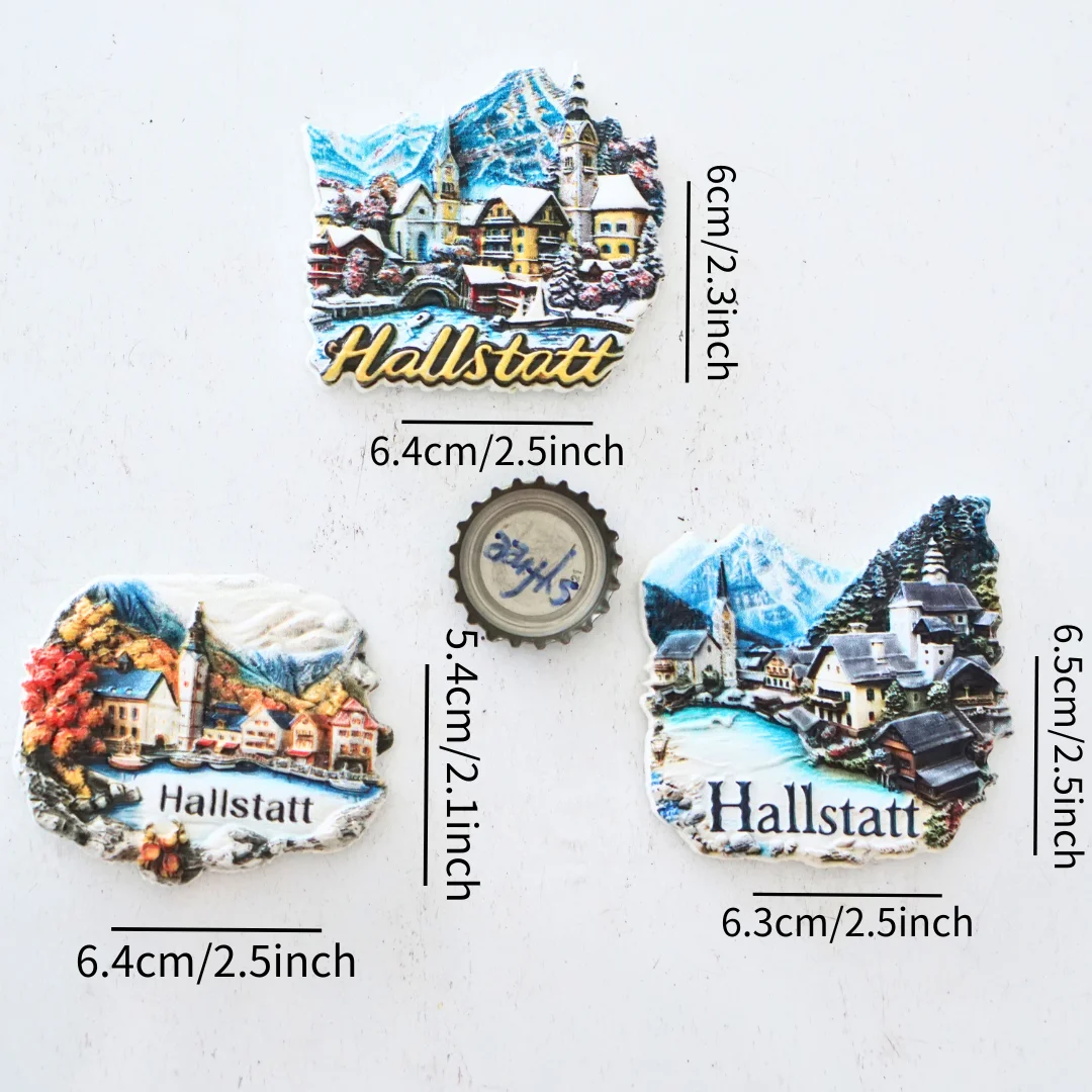 مغناطيس ثلاجة هالستات، مغناطيس ثلاجة النمسا، مغناطيس ثلاجة السفر النمسا، ديكور المنزل، مغناطيس ثلاجة الصور #5