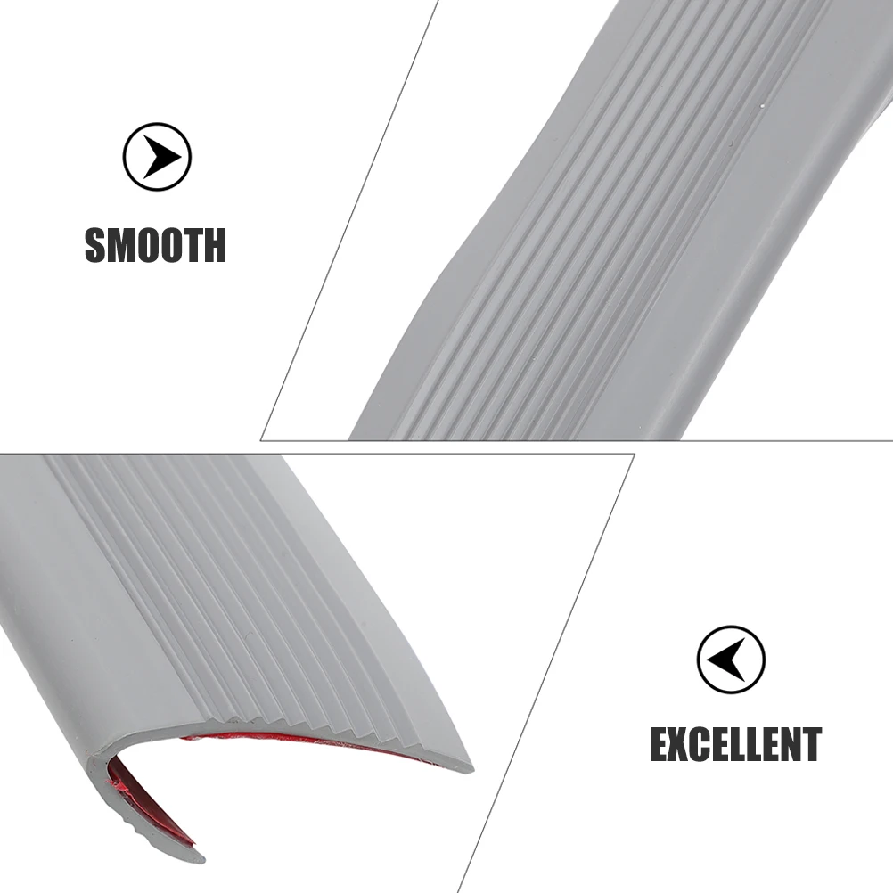 

Self-Adhesive Pvc Anti-Slip Tapes Waterproof Edging Stair Nosing Wear Resistant Stair Edge Protector Transition Strip