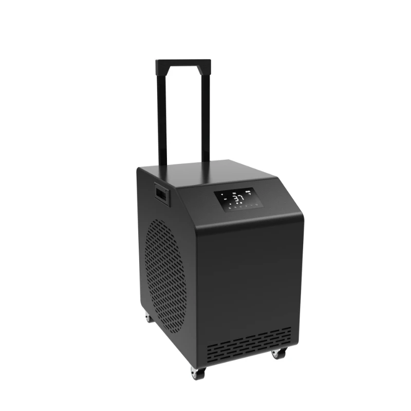 

Tie rod ice bath machine cooling and heating integrated chiller fitness recovery bathtub