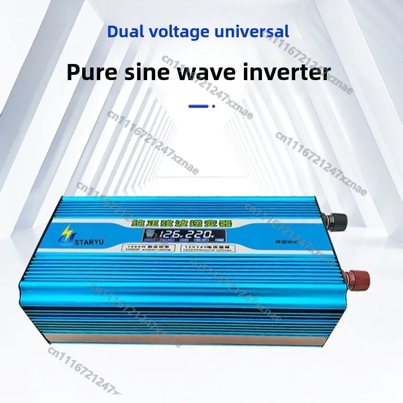 Pure Sine Wave Solar Inverter 3000W 6000W 12V 24V 48V 60V to 220V AC DC Home Off Grid MPPT Built-in Converter