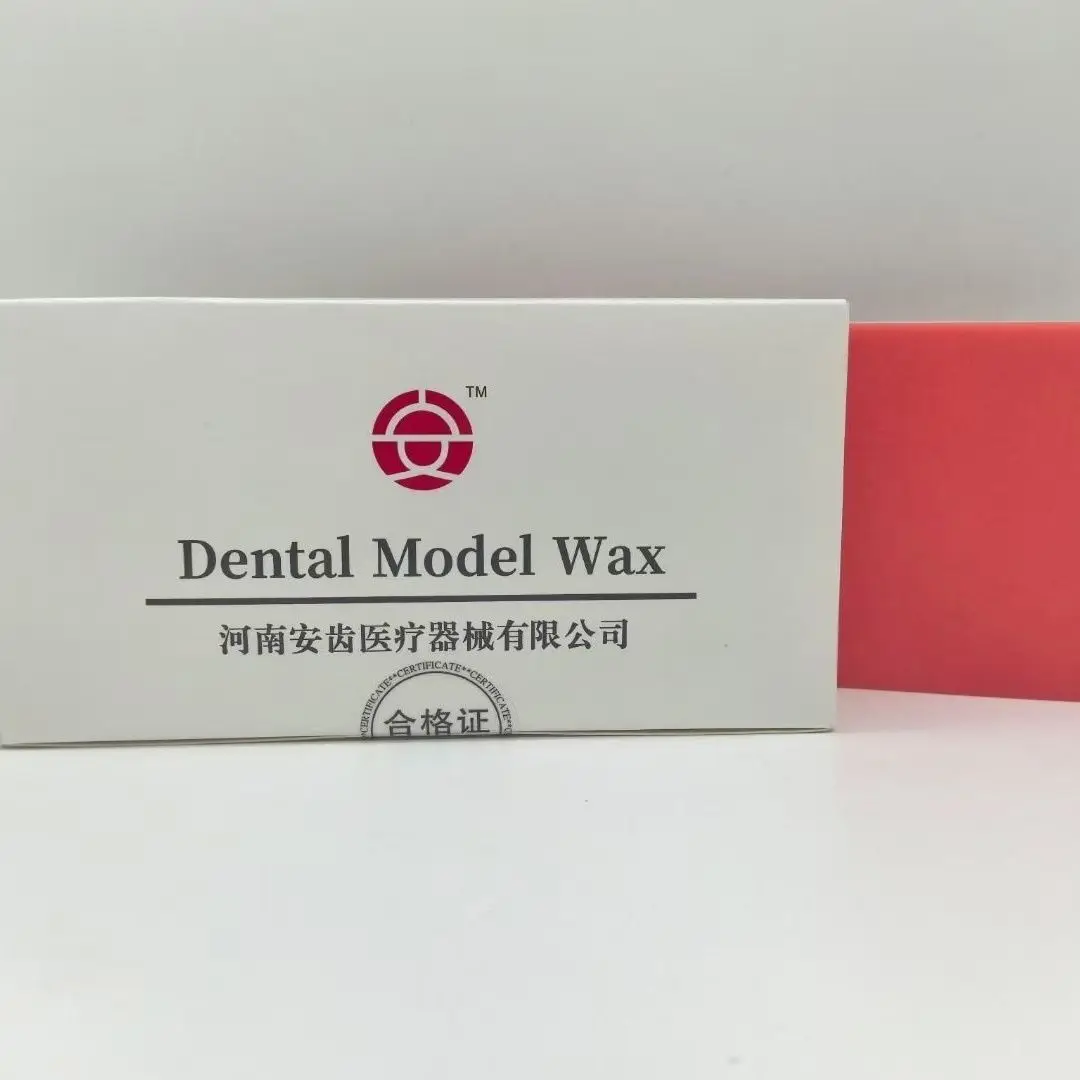 

Dental Material Modeling Wax Red Wax Sheet 1.3mm 18pcs/Box Dental Laboratory Floor Red Wax Sheet Impression Auxiliary Material