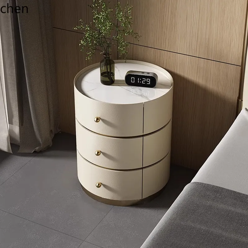 ZML Bedside Table Creative Alternative High-End Master Bedroom Simple Modern Storage Box