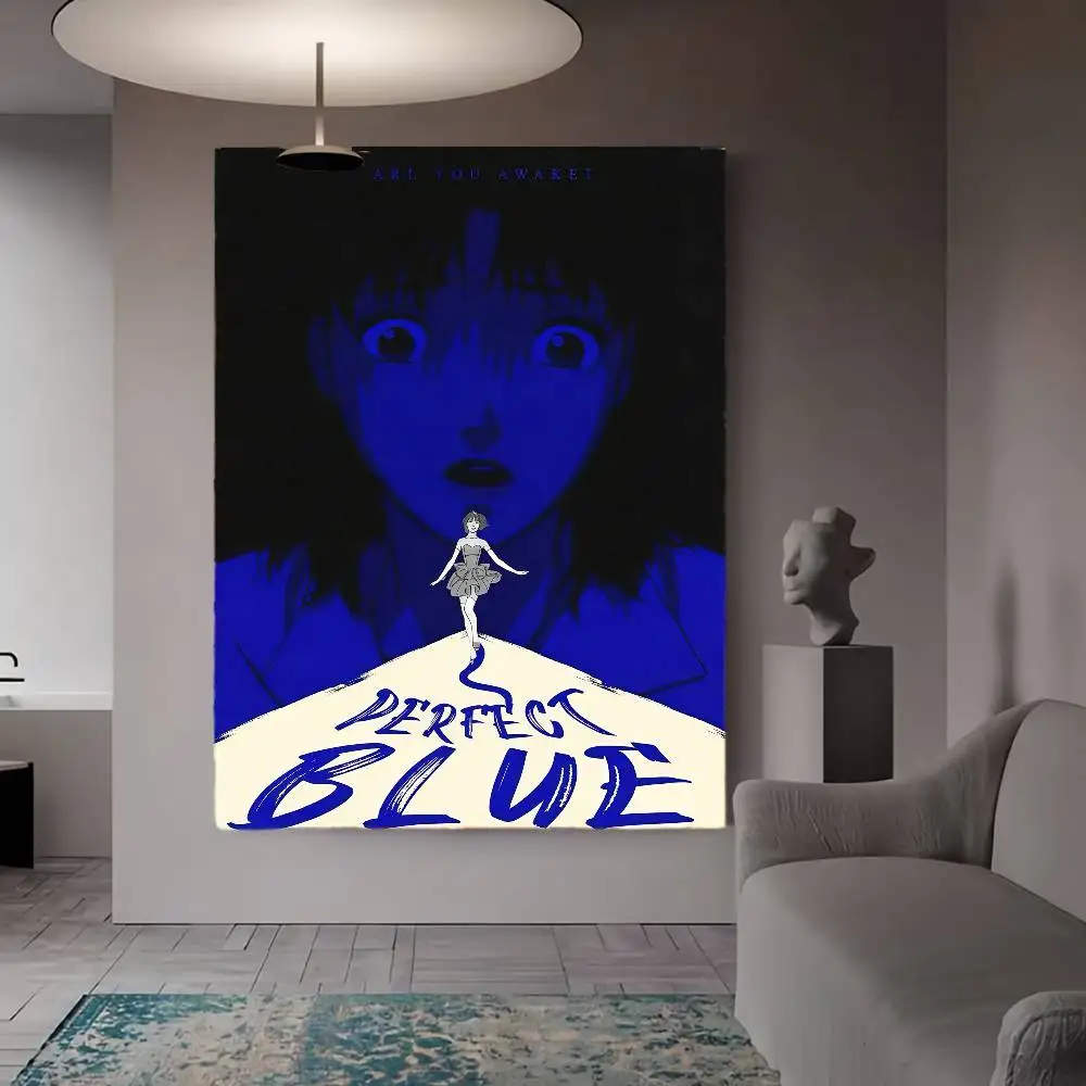 أنيمي الكمال الأزرق أنيمي الملصقات لزجة الديكور اللوحة جدار الفن ورق الكرافت الأبيض جدار ديكور