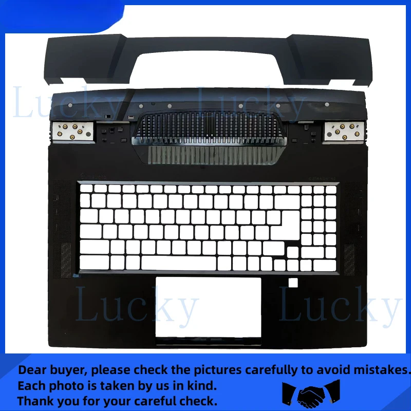 

f New For MSI TITAN GT77 12UGS-009 MS-17Q1 Upper Palmrest Cover/Hinges Cover