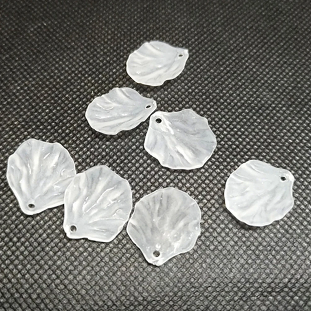 

100pcs Flower Petal Charms Delicate Jewelry Making Diy Necklace Bracelet Earring Charm Sturdy Lightweight Crafts Decor Handcraft