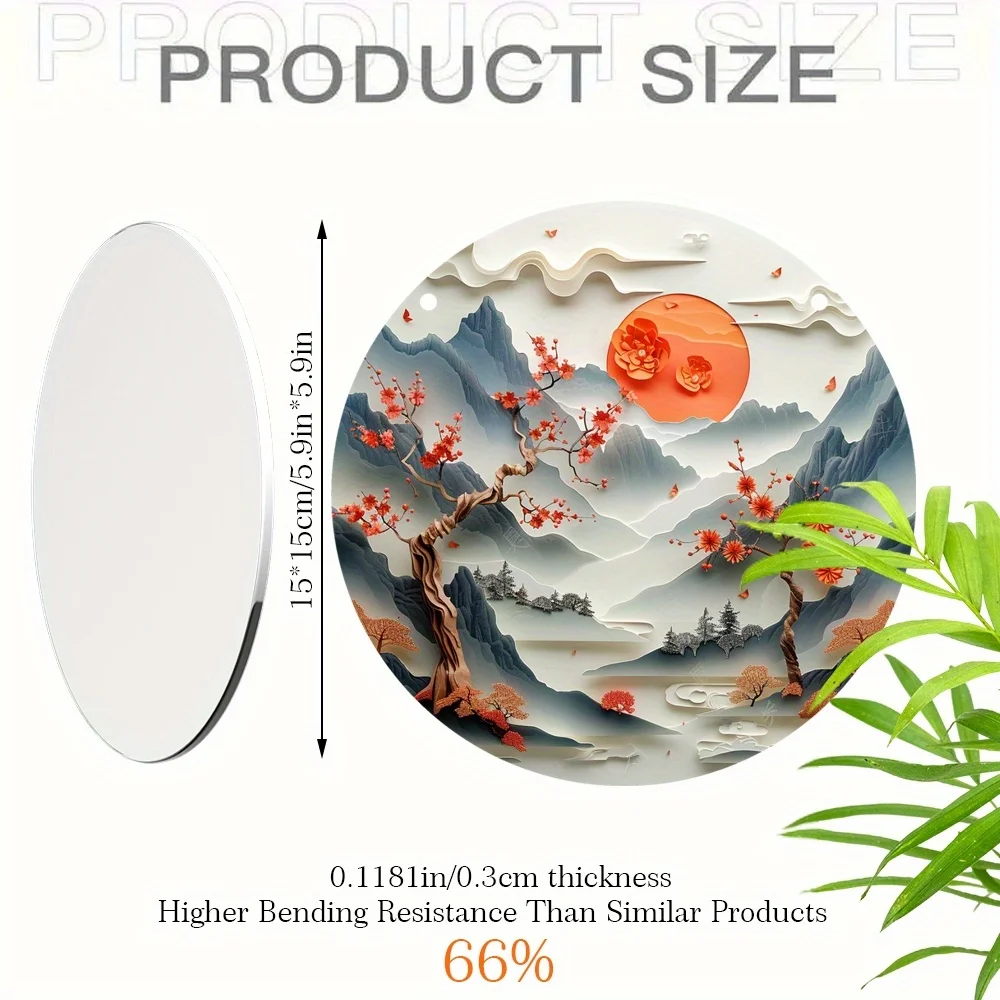 Acrylic Catcher - Waterfall Landscape Design, Perfect for Garden, Home and Party Decorations, Holiday Decorations image 6