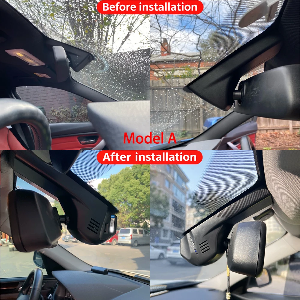 for Rolls Royce Wraith Ghost 2010-2022 Wifi OEM DVR 4K Dash Cam Front Rear Camera Night Vision Video Recorder Loop Recording