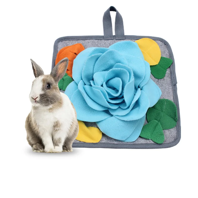 

The simple version of the rabbit sniffing pad fun toys, anxiety squatting cushions, stress, slow food, pet sniffing pads