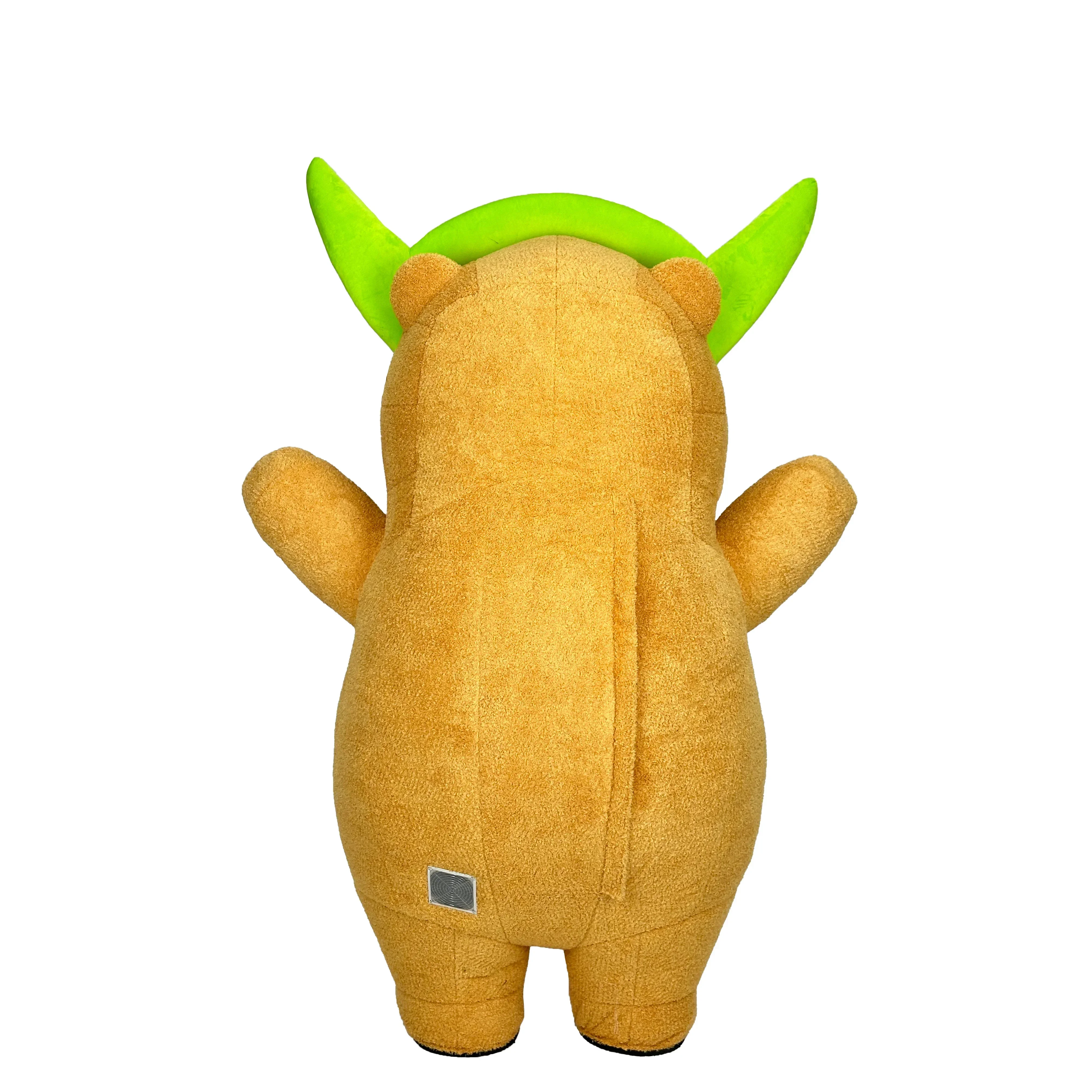 

New Adult Performance Inflatable Capybara Mascot Costume Cartoon Style Cosplay Fancy Performance Inflated Garment No Battery