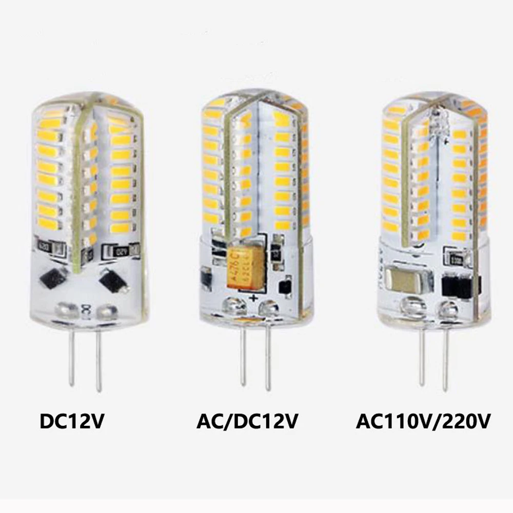 

5pcs G4 led lamp lampada 5W 12v 110V 220V LED light replace 360 Beam Angle Halogen Chandelier g4 led bulb