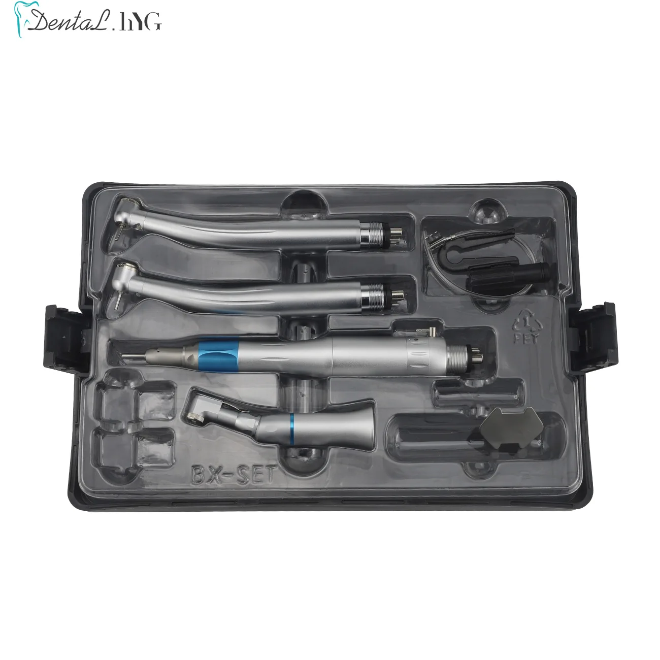 Whole Set Dental Low Speed Handpiece 2/4 Holes Dental High Speed Handpiece Quiet And Stable Dental Equipment Dentistry Materials