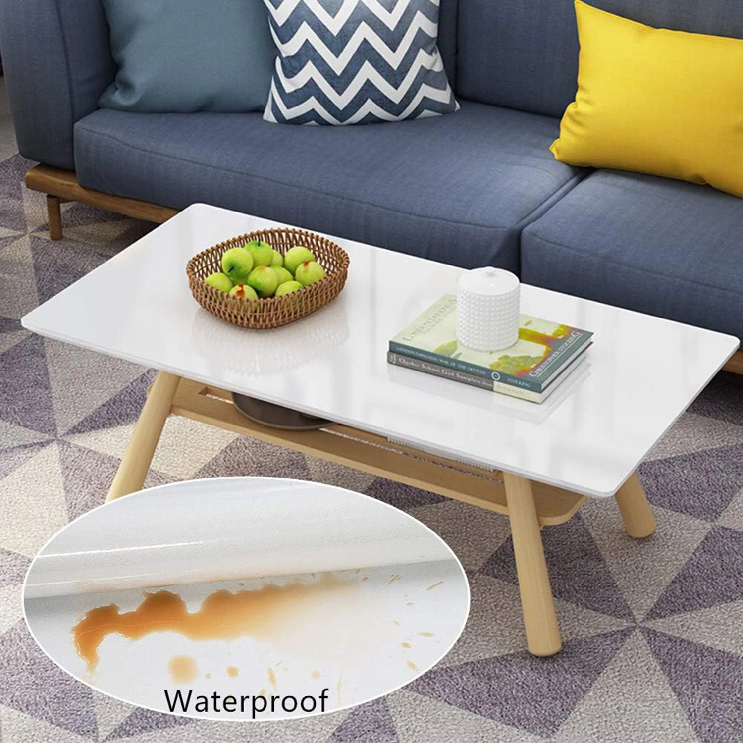 Papel de Contacto blanco brillante, papel tapiz para armario de cocina, papel de Contacto adhesivo impermeable para encimera