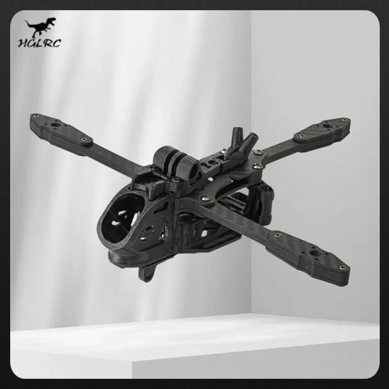 

HGLRC Rekon Y6 5-inch Frame Kit Y-Type Long Endurance 3K Carbon Fiber Compatible Analog/O3/O4/Moonlight Kit VTX