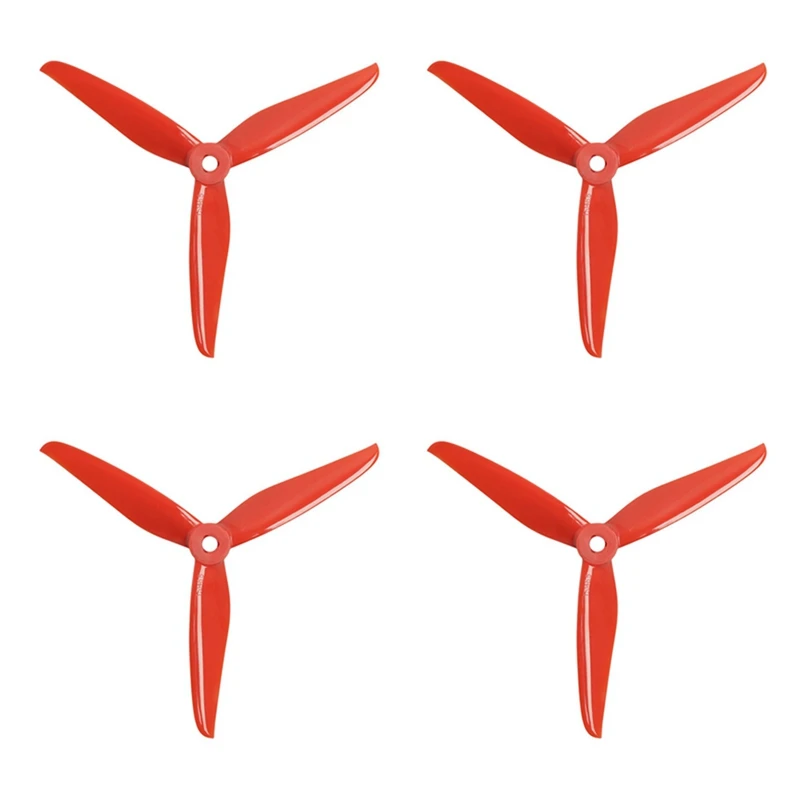 2Pairs T5146.5 Propeller 5 Inch 3 Blade 2CW+2CCW Propeller For 2207-2306 1800KV-2020KV Motor RC FPV Racing Drone Part