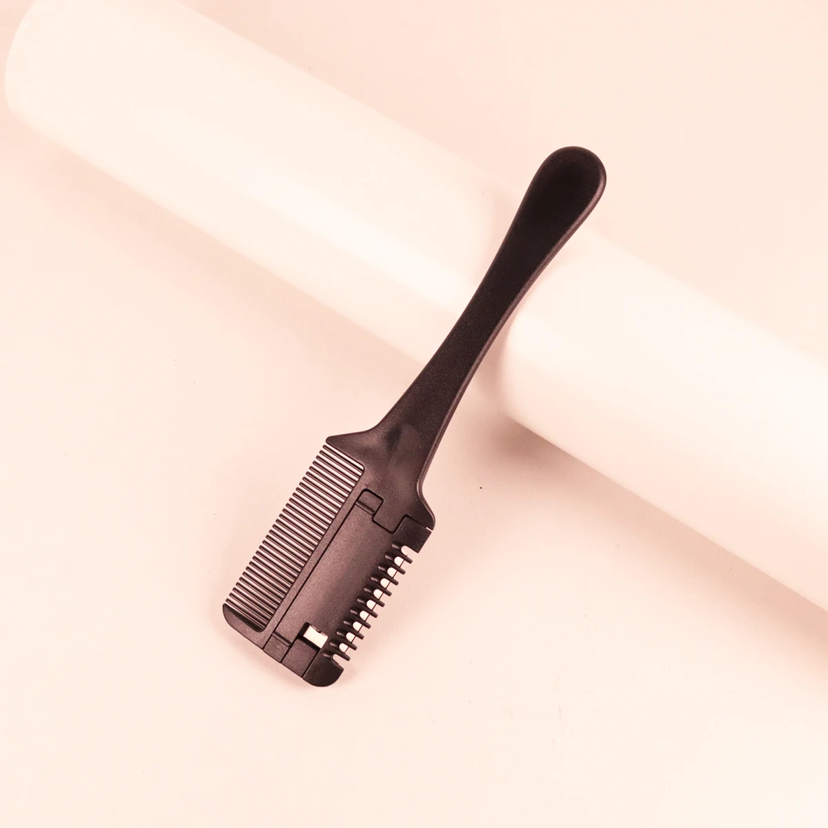 

1pc double-sided shaver comb, oil head comb, beard comb 2-in-1 styling tool, hair salon tool, special for real hair wigs