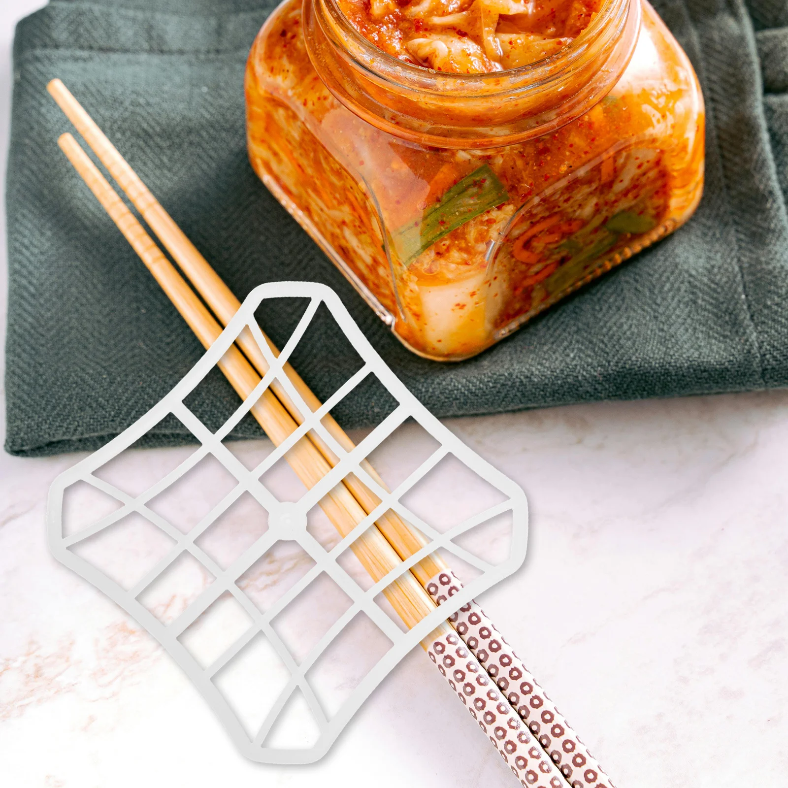 5Pcs Vegetable Fermentation Weights Easy Press Design for Pickling Sauerkraut Peppers Jar Canning Supplies Fermentation Helper