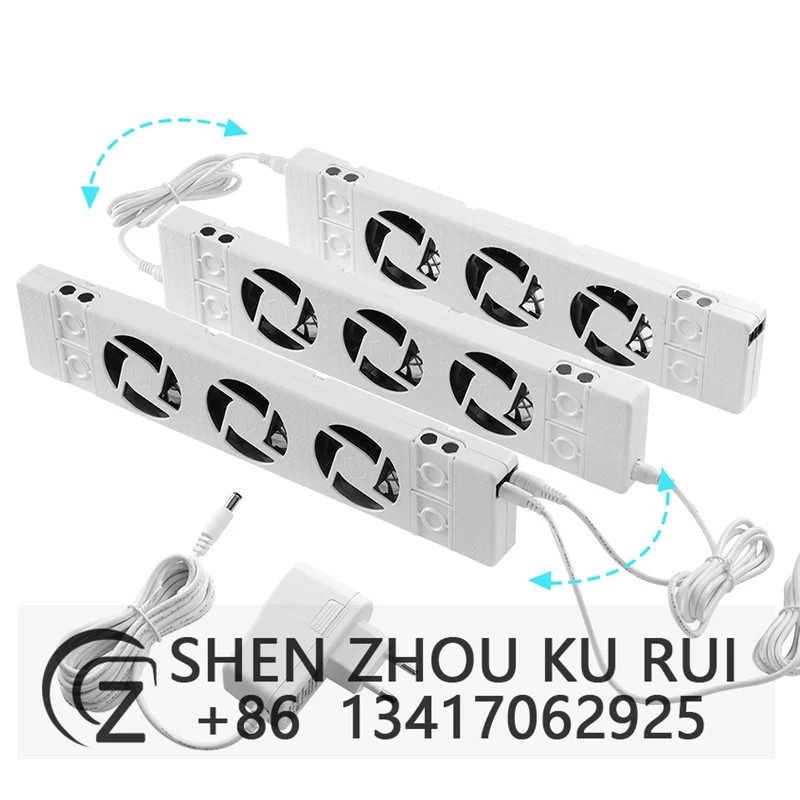 

Easily Installed 3-Fan Axial Flow Set Magnetic Radiator Heat Boosting Solution for Effective Heat Distribution Triple Set