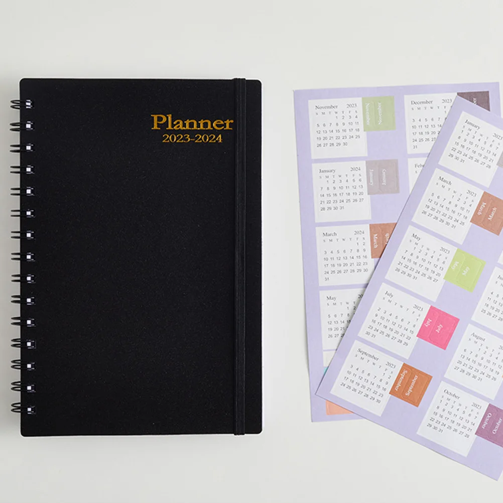 Weekly Planner Notebook A5 Size Impermeable Thick Paper Better Writing Experience Calendar Schedule Notepad School Work Daily