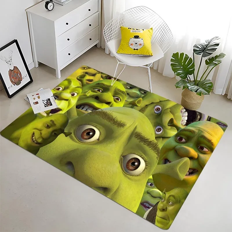 Anime Rug Come To My Swamp - Shrek Carpet Footpad Non-slip Antiwear Entrance Kitchen Anti-slip Mat Children Bedroom Furry Mat