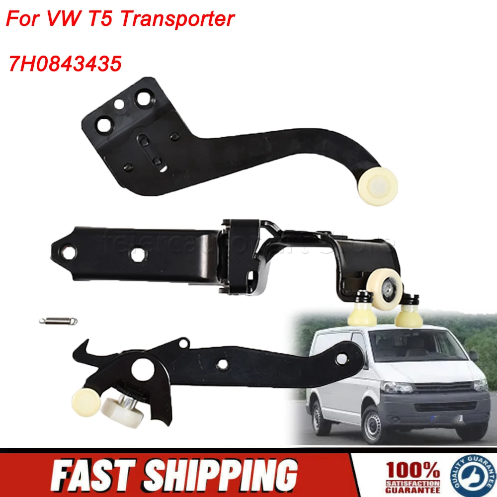 

Car Accessories For VW T5 Transporter RHD New left sliding door Roller upper middle lower hinges guide 1 Set OEM 7H0843435