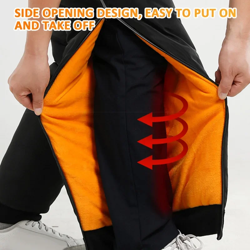 40/60/70cm Winter Motorcycle Knee Brace Thicken Warm Windproof Protection Leg Warmers Fleece Windshield Leg Cover Cycling Guard image 3