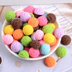 16pcs/Lot Lollipop Earring Charms Cute Icecream Candy DIY Resin Cabochon Pendant Flatback  Homemade Girl Friendship Gift