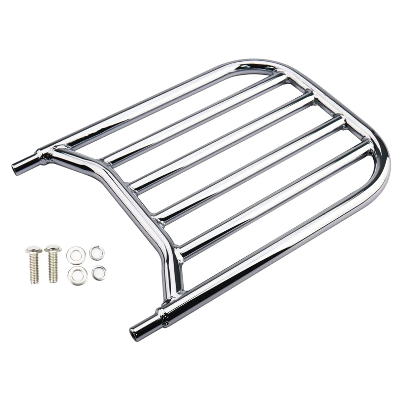 Encosto Sissy Bar Porta-bagagens Traseiro, Chefe Indiano Springfield Roadmaster Cavalo Escuro Clássico Vintage, 14-19