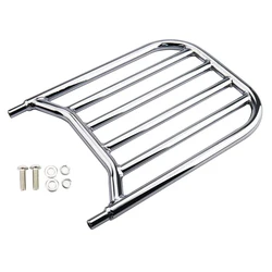 Encosto Sissy Bar Porta-bagagens Traseiro, Chefe Indiano Springfield Roadmaster Cavalo Escuro Clássico Vintage, 14-19