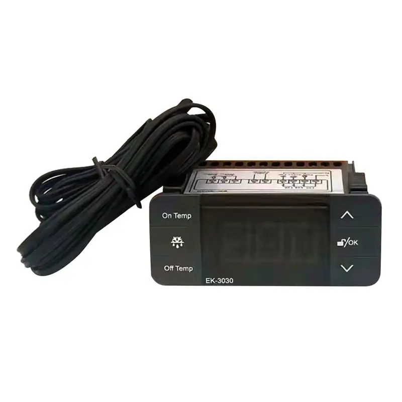 1 Piece Digital Temperature Controller Refrigeration Defrost Thermostat For Cold Storage Freezer EK-3030 220V-AA26 view 2