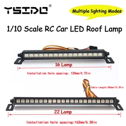 16/22LED RC Car Super Bright LED Light Bar Roof Lamp for Traxxas Trx-4 Trx-6 Axial SCX10 90027 & SCX10 II 90046 90047 D90 CC01