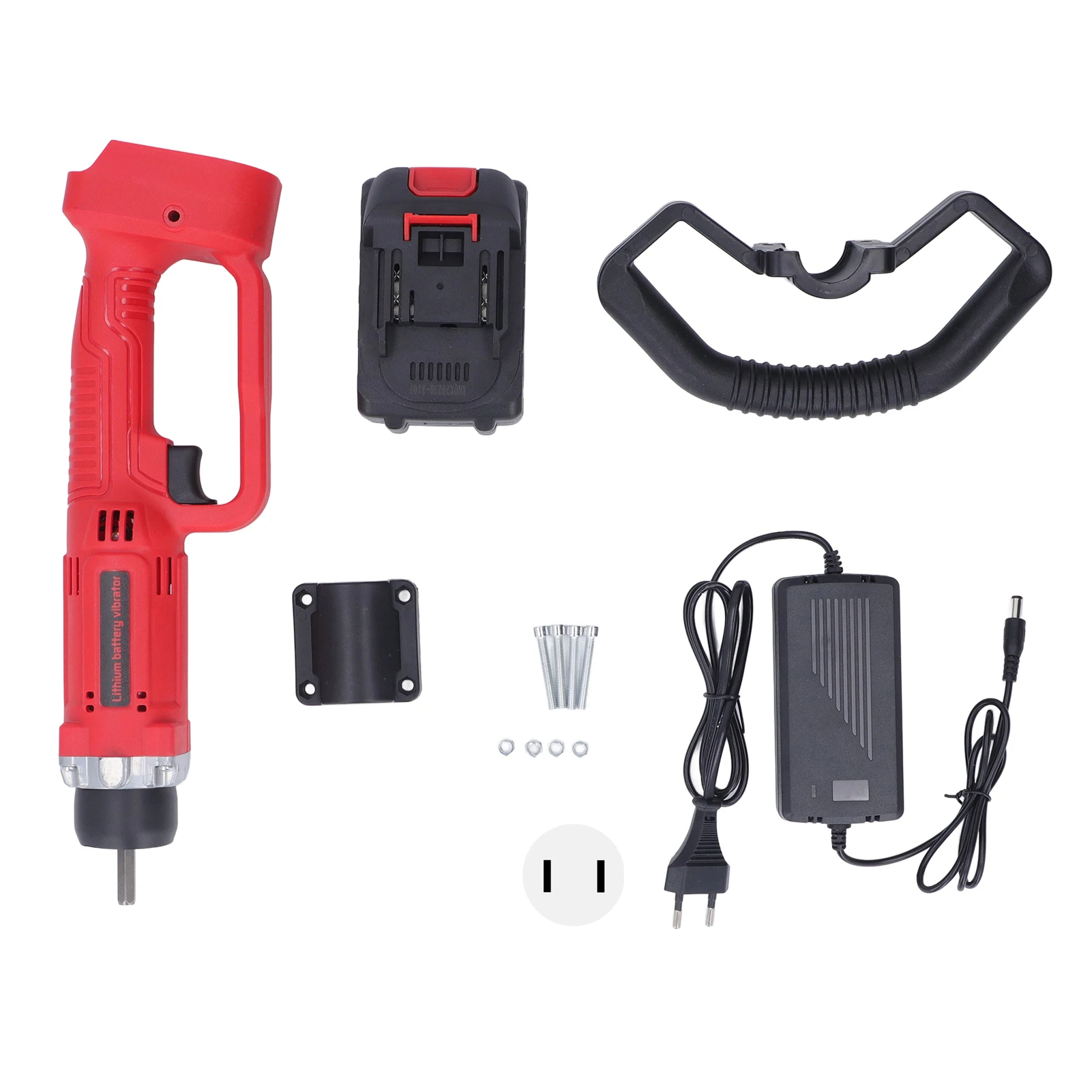 Concrete Air Bubbles Remover Cordless Concrete Vibrator 2500mAh Lithium Battery Powered Handheld Concrete Air Bubbles Remover