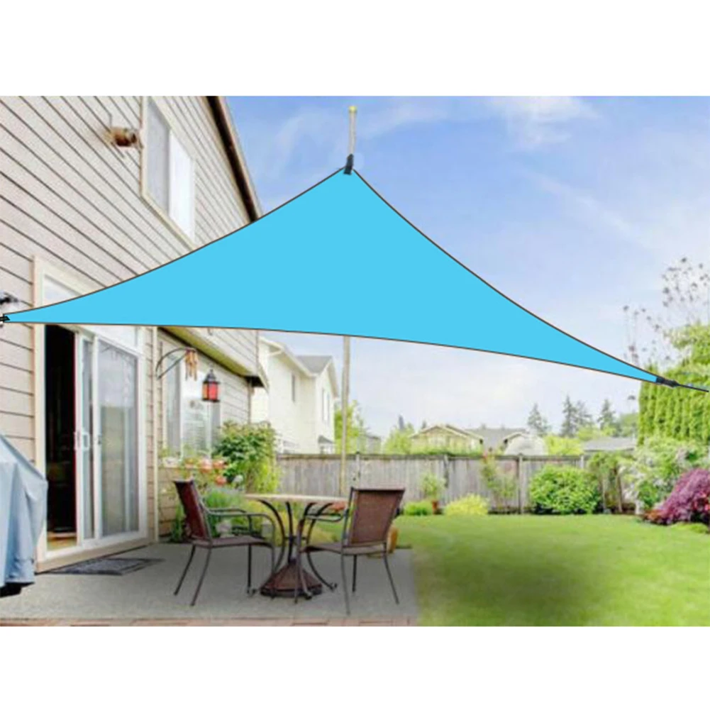 Sunshade Triangular Awning Rain Cover Triangular UV blocking Waterproof 300cm Garden Outdoor for parasol for sail Shade