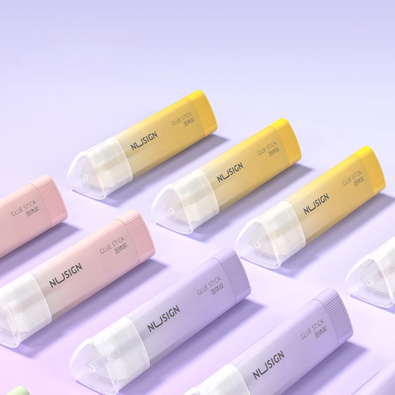 Haste triangular transparente segura e não perigosa Haste de cola sólida 21g