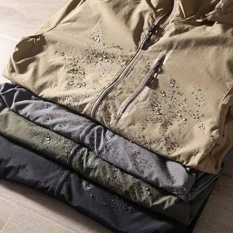 

Outdoor Waterprof Military Jacket Windbreaker Men Spring Autumn Breathable Hooded Coat Male Plus Size Hiking Climbing Clothes