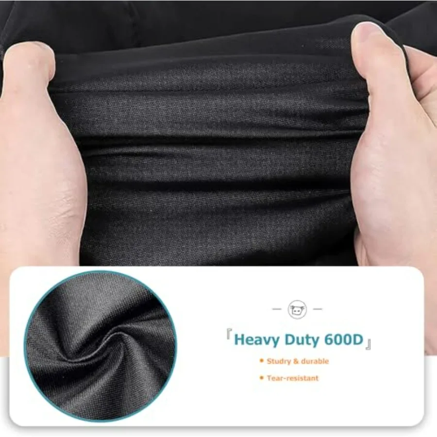 Capas de prateleira de armazenamento à prova d'água para uso externo resistente 600D para prateleiras de arame com zíper Ideal para porão de garagem e Sto ao ar livre