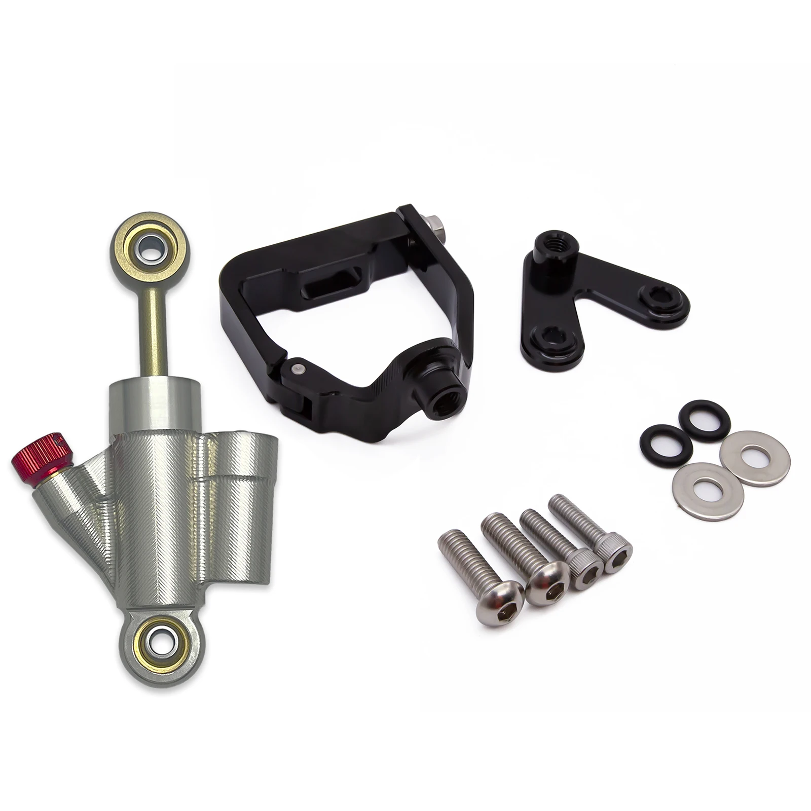 EXC すべての年 CNC アルミ調整可能なステアリングダンパーブラケットマウントキットオートバイアクセサリー