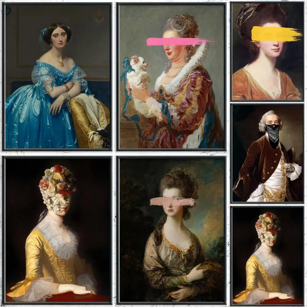 Aesthetic Art Woman Poster HD Self-Adhesive No Residue After Removal Ideal for All Kinds of Wall Decor