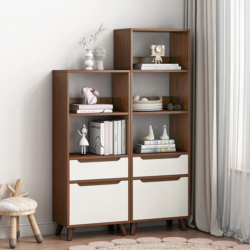 Bookshelf Simple Floor Simple Economical Living Room Racks Home Student Bedroom Crevice Storage Small Bookcase