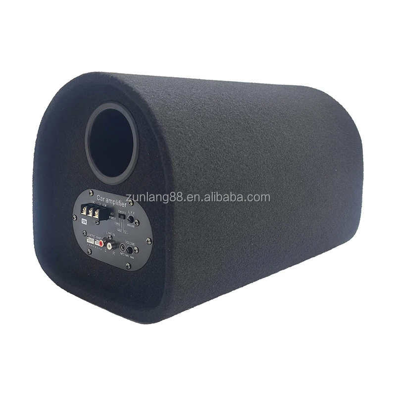 OEM Factory 8 Inch Car Active Subwoofer Sound Speakers Box Full Range Amplifier Bass Tube with Aluminium Frame Single Coil